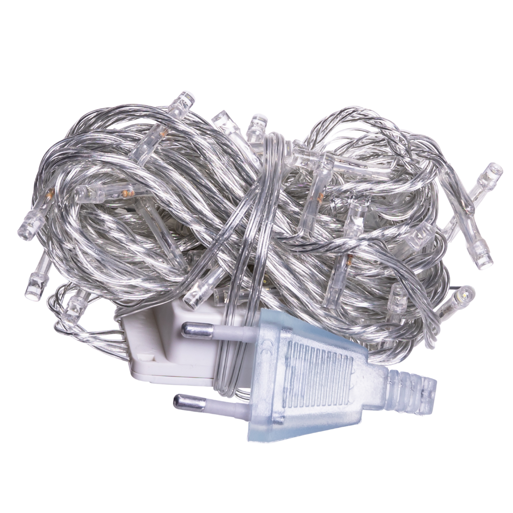 Гирлянда комнатная Нить W50LED6MWW 6 м 50 LED Белый/Белый (29912684) - фото 4 Гирлянда комнатная Нить W50LED6MWW 6 м 50 LED Белый/Белый (29912684) - фото 4