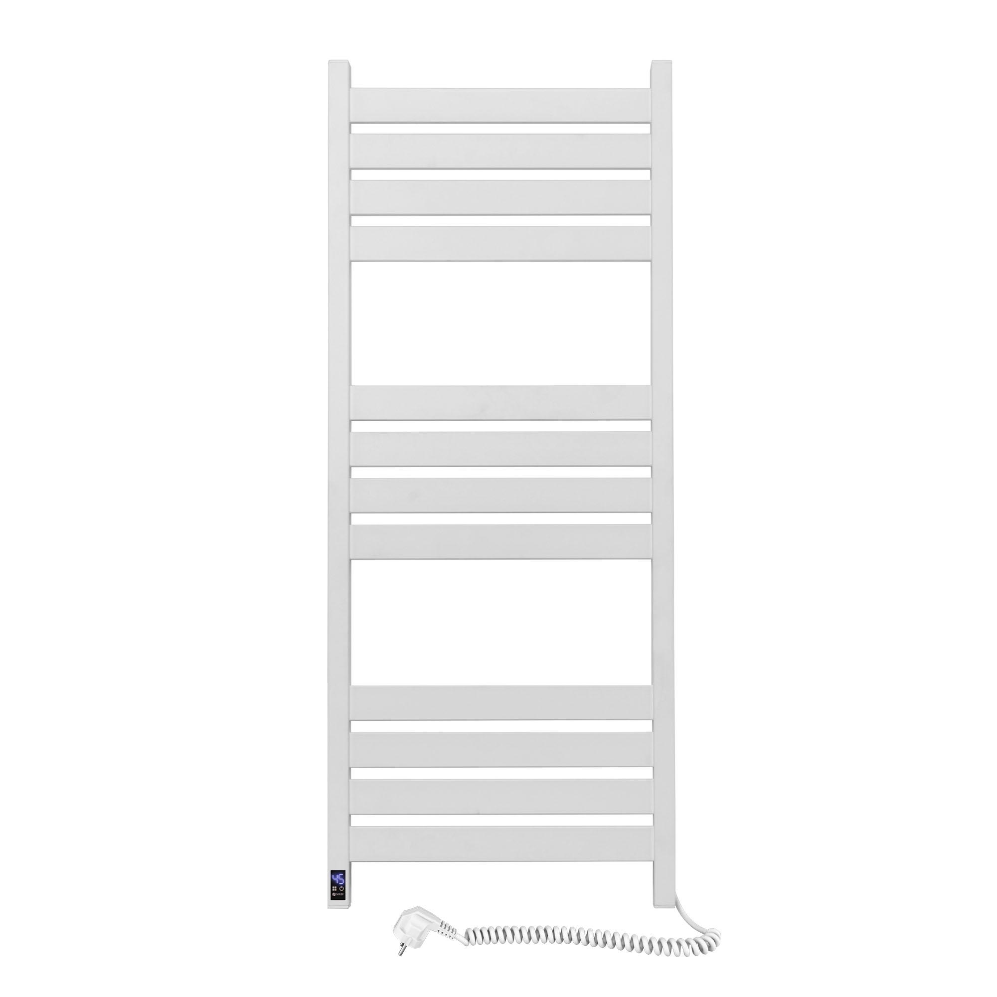 Полотенцесушитель электрический Largo Sensor правого подключения с таймером 500x1200 мм Белый бархат (12-844053-5012YP)