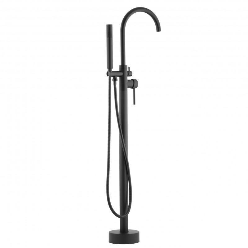 Смеситель для ванной Yoka BP.MONTE-BLK напольный Черный (158900)