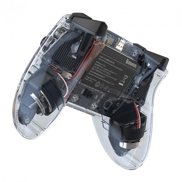 Джойстик Baseus Motion Sensing SW Vibrating Gamepad Прозорий (GMSWA-01) - фото 3