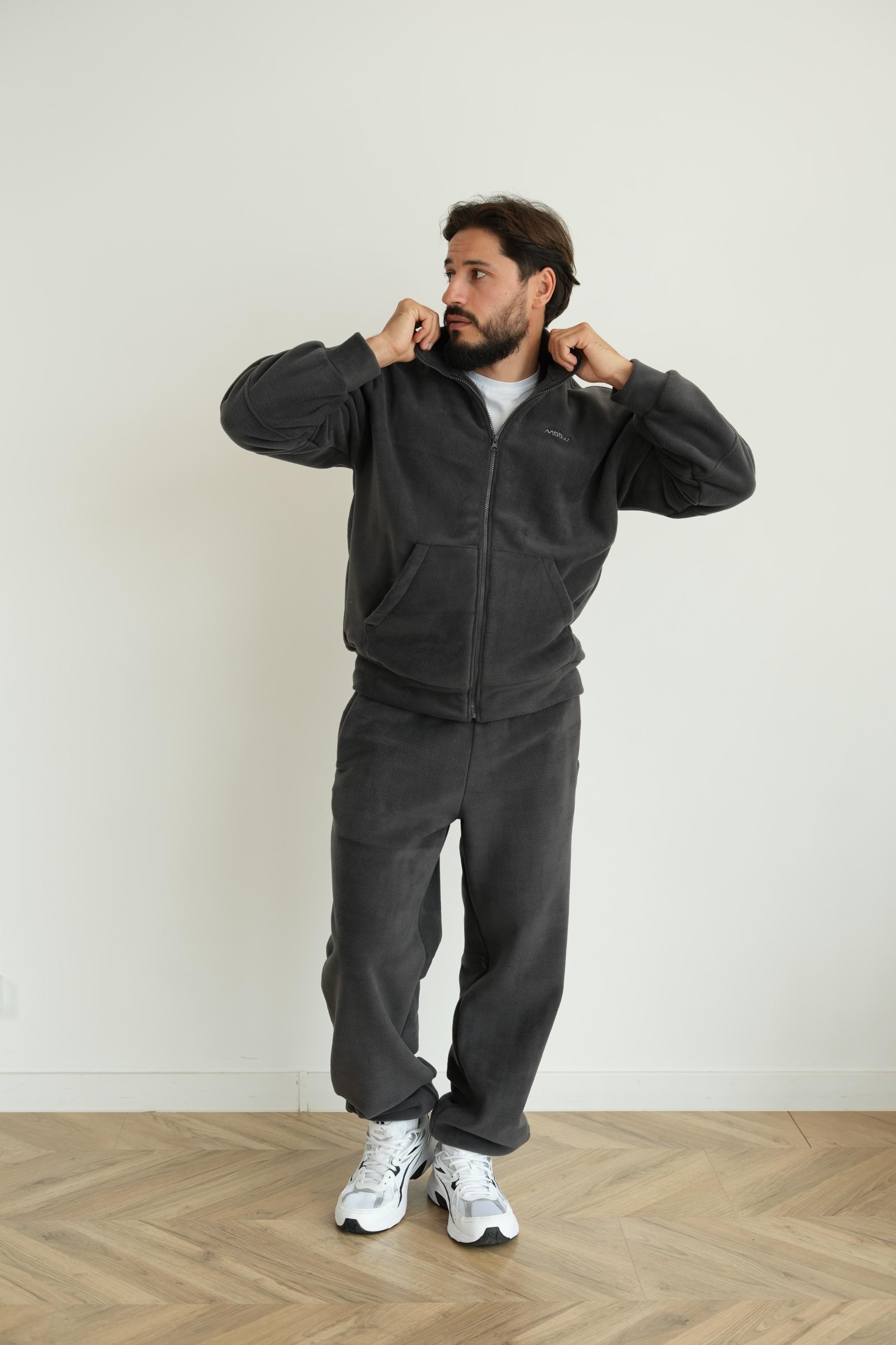 Костюм мужской флисовый CASUAL L/XL Графит (10305LXLm) - фото 7