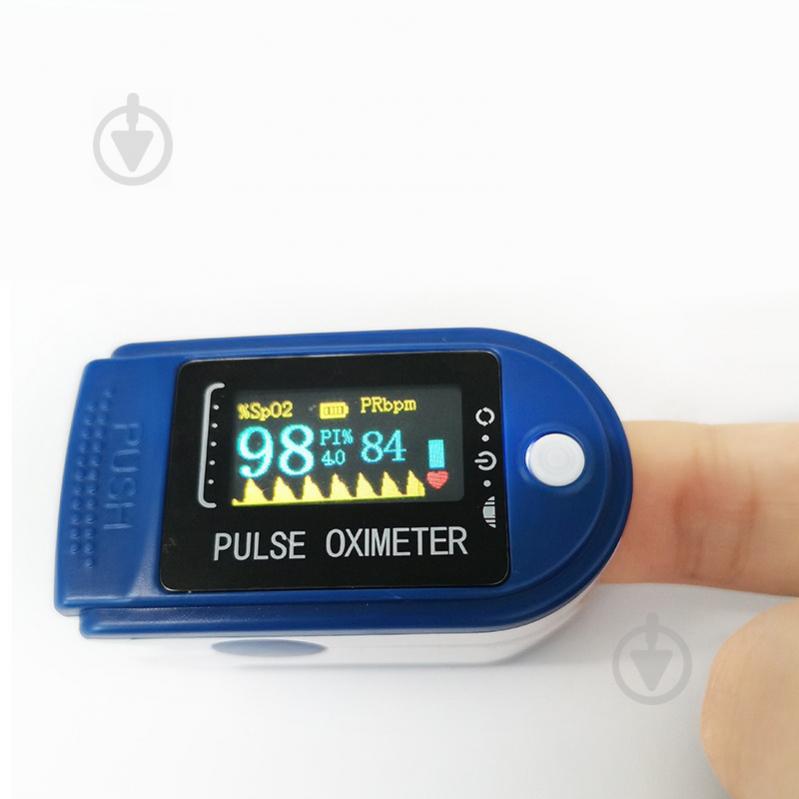 Пульсоксиметр на палец Pulse Oximeter LK-88 Оксиметр электронный Пульсомер измеритель кослорода в крови ЛК-88 - фото 8