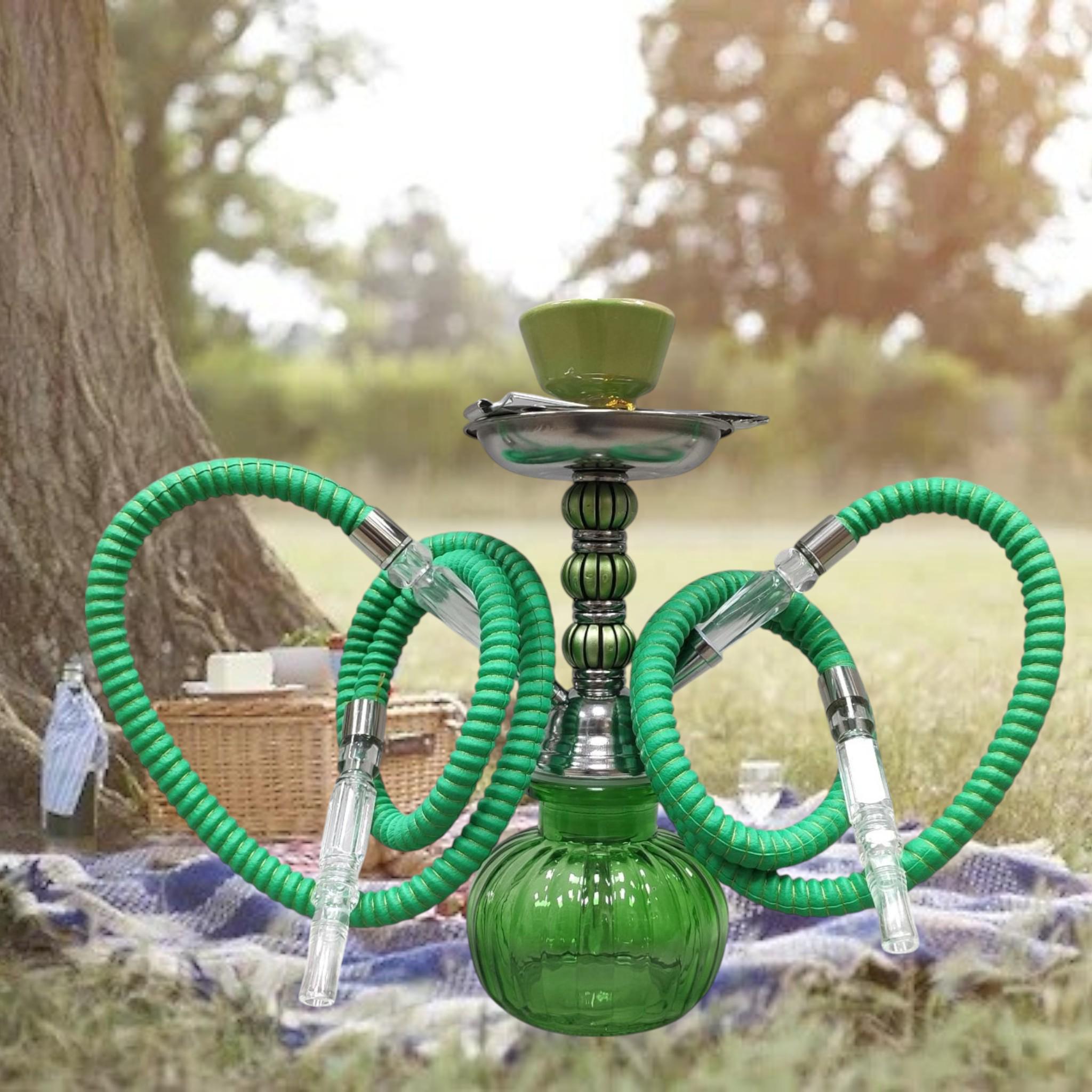 Кальян Hookah Sana на 2 персоны 26 см Green (27308140)