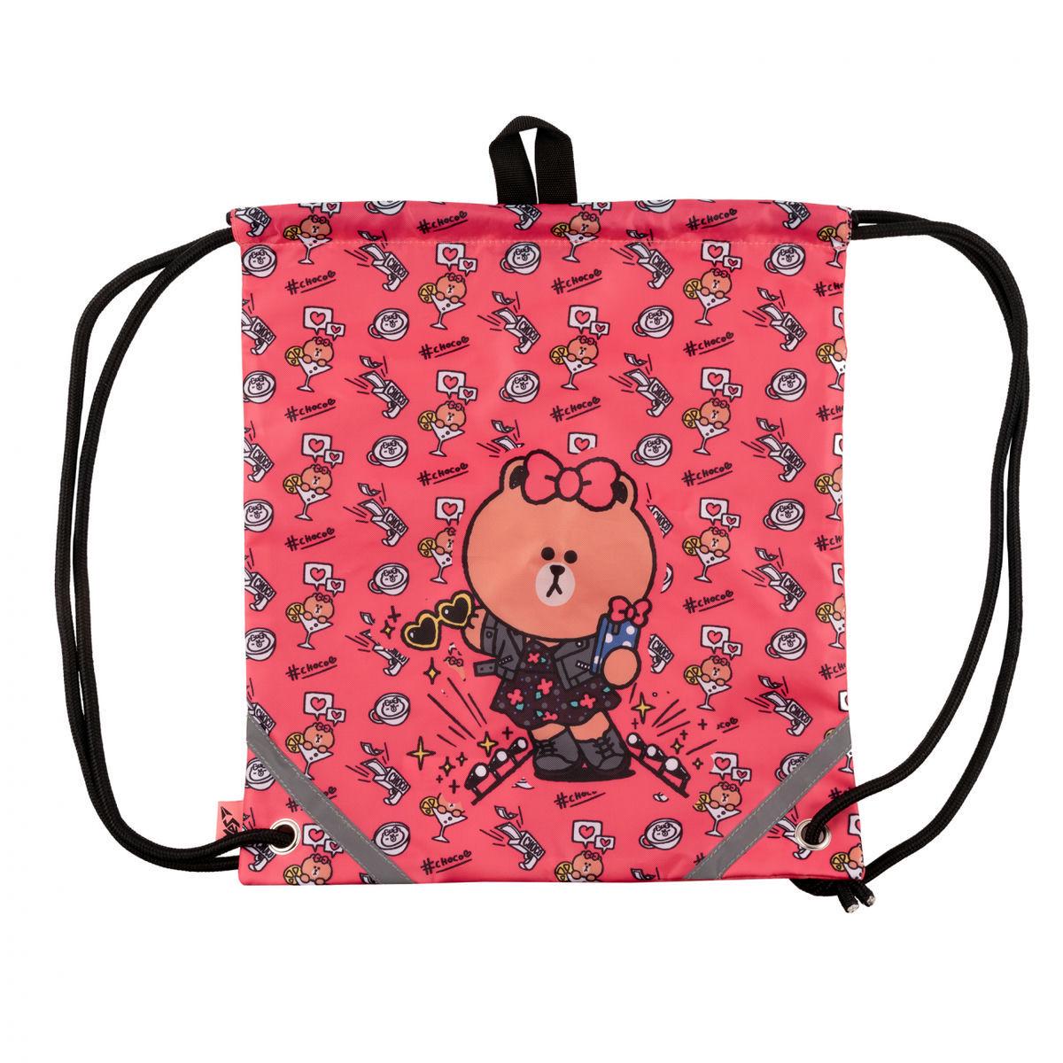 Сумка для обуви YES Line Friends 40x35 см Розовый (559684)