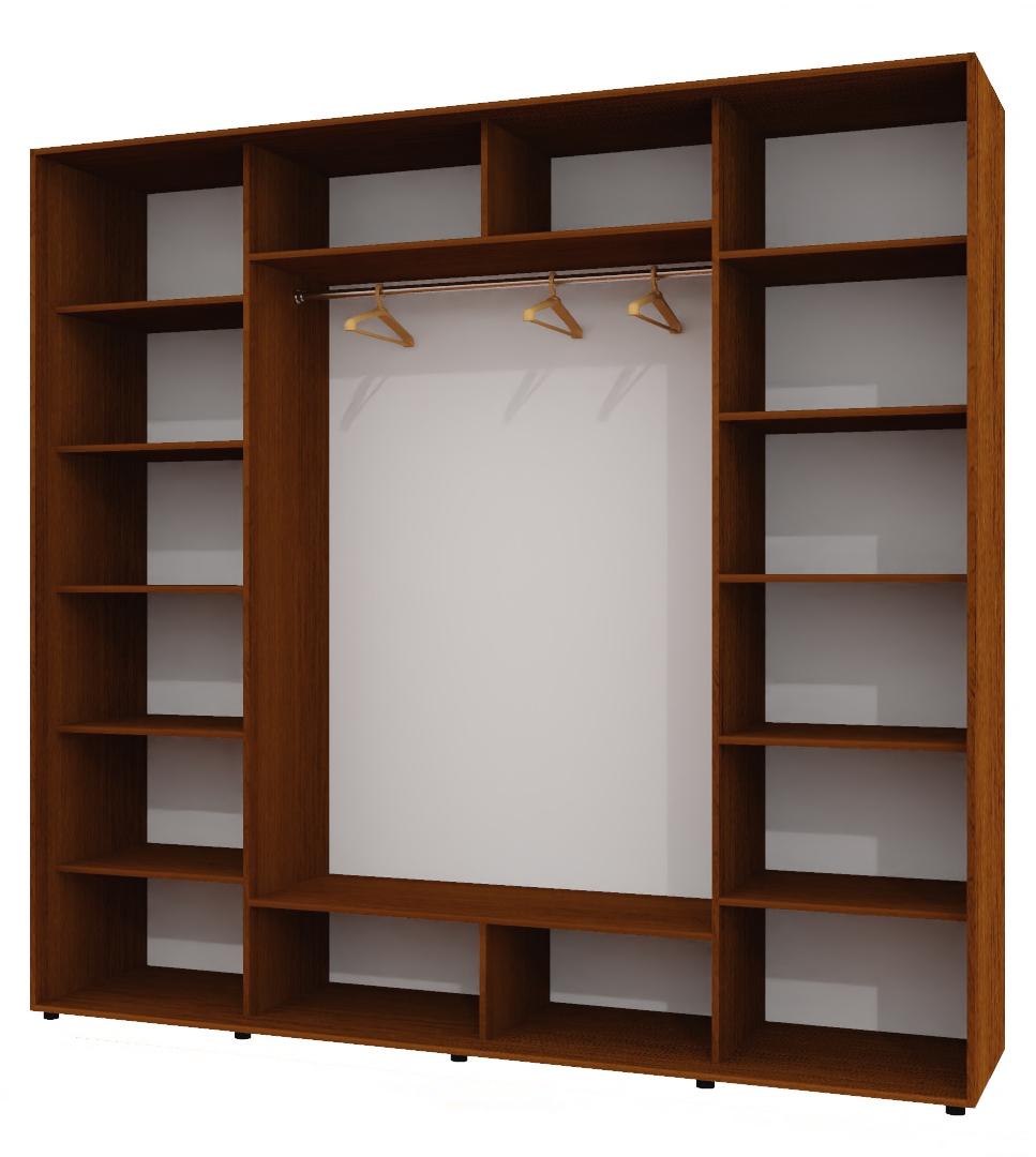 Корпус шкафа-купе Алекса ШК-05 250х60х240 см Орех лесной Корпус шкафа-купе Алекса ШК-05 250х60х240 см Орех лесной