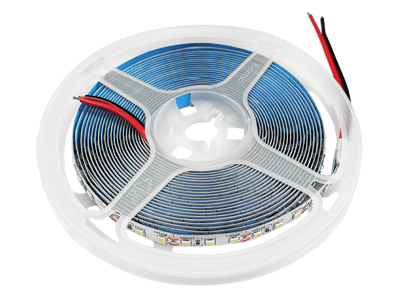Светодиодная лента Лемансо 2835-120led-12V 10W/м IP20 800LM/m 6500K Премиум (LMA9601)