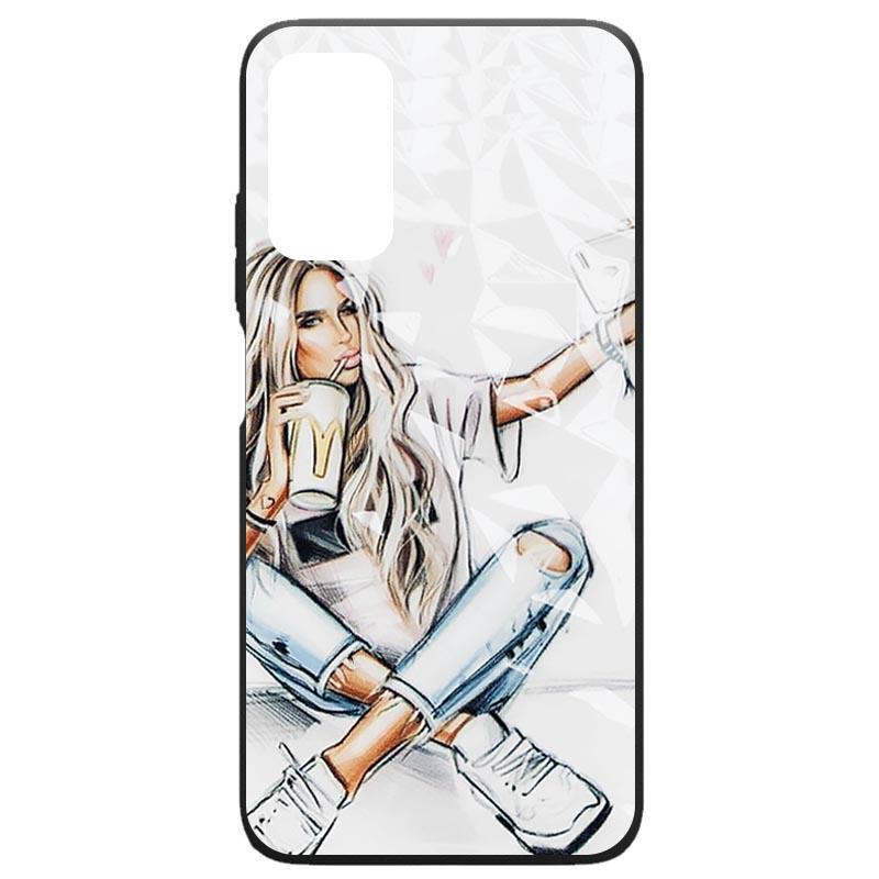 TPU+PC чехол Prisma Ladies для Xiaomi Redmi Note 9 4G / Redmi 9 Power / Redmi 9T Selfie