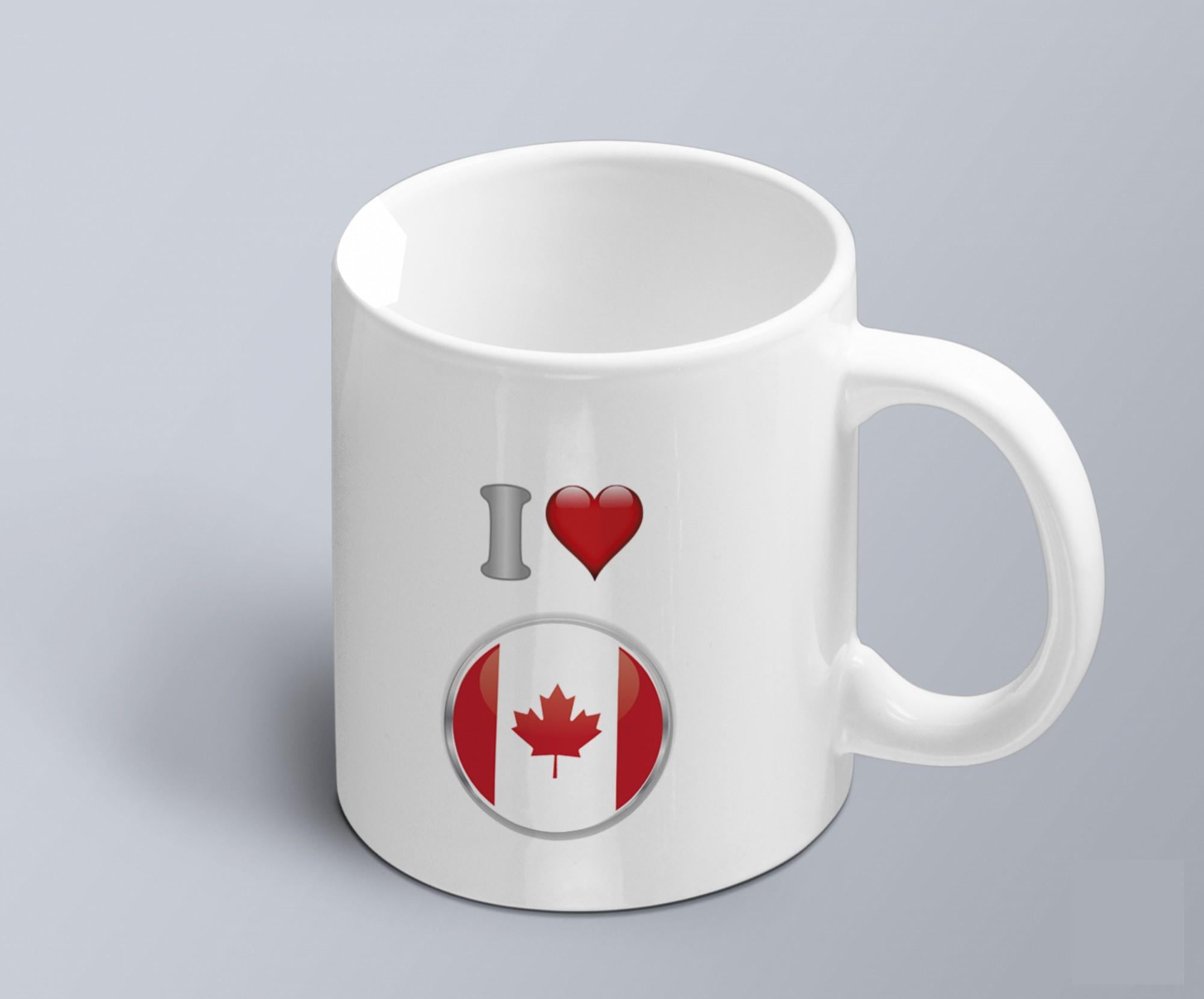 Чашка с принтом я люблю Канаду с изображением флага (02010109023) Чашка с принтом я люблю Канаду с изображением флага (02010109023)
