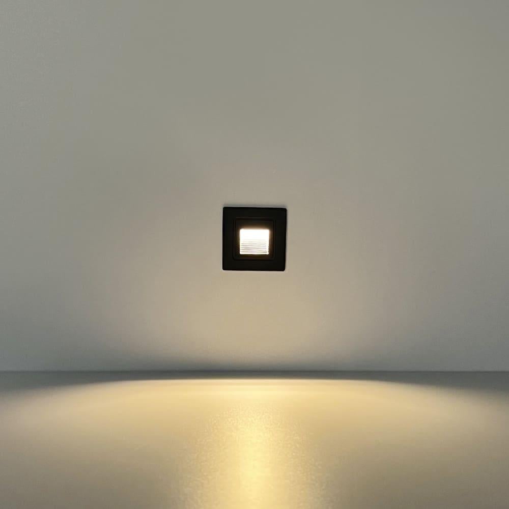 Светильник для лестницы 56х56 мм Черный (10011) - фото 2