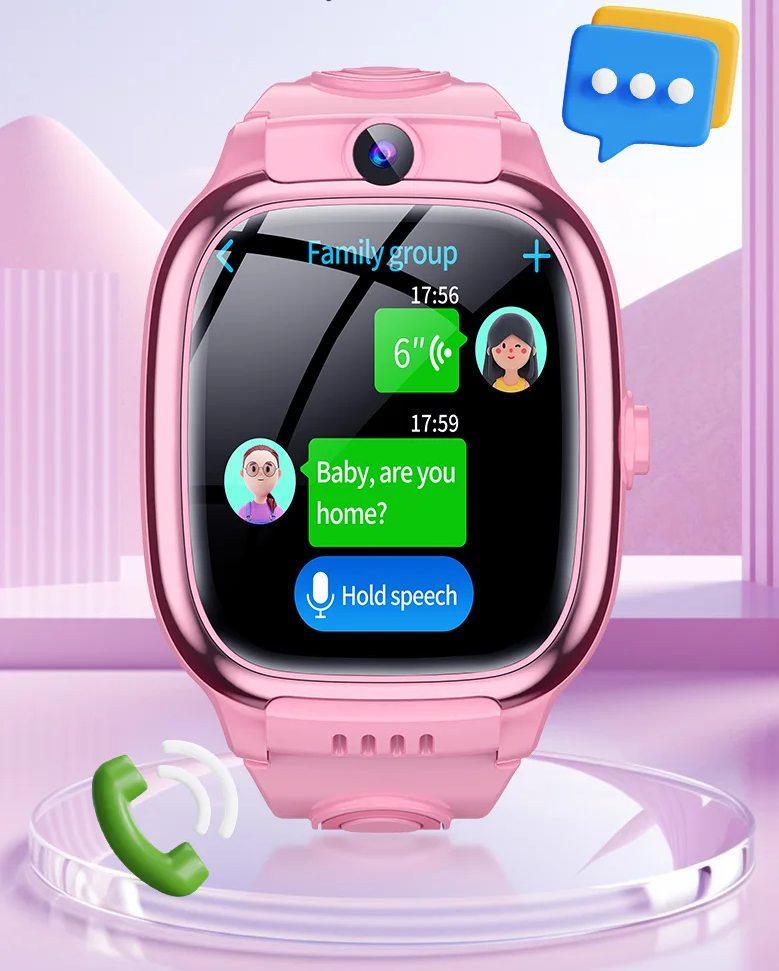 Смарт-годинник дитячий Y88 з SIM-картою Рожевий (29451962) - фото 3 Смарт-годинник дитячий Y88 з SIM-картою Рожевий (29451962) - фото 3