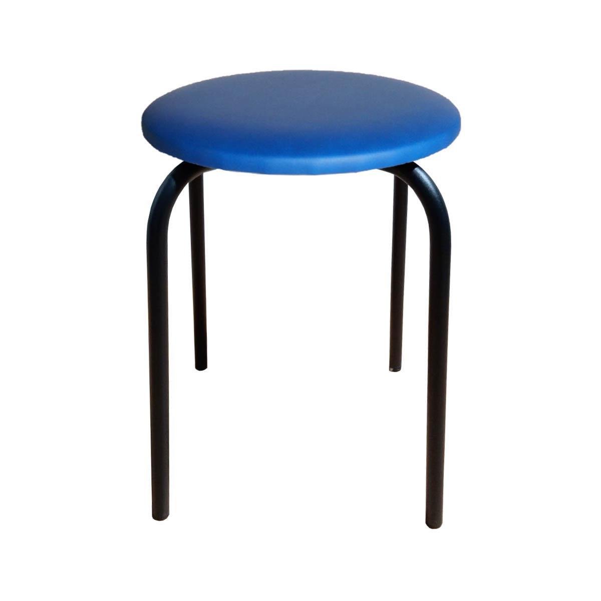 Табурет для кухни Чико кожзаменитель Синий/Черный (U27042-11)