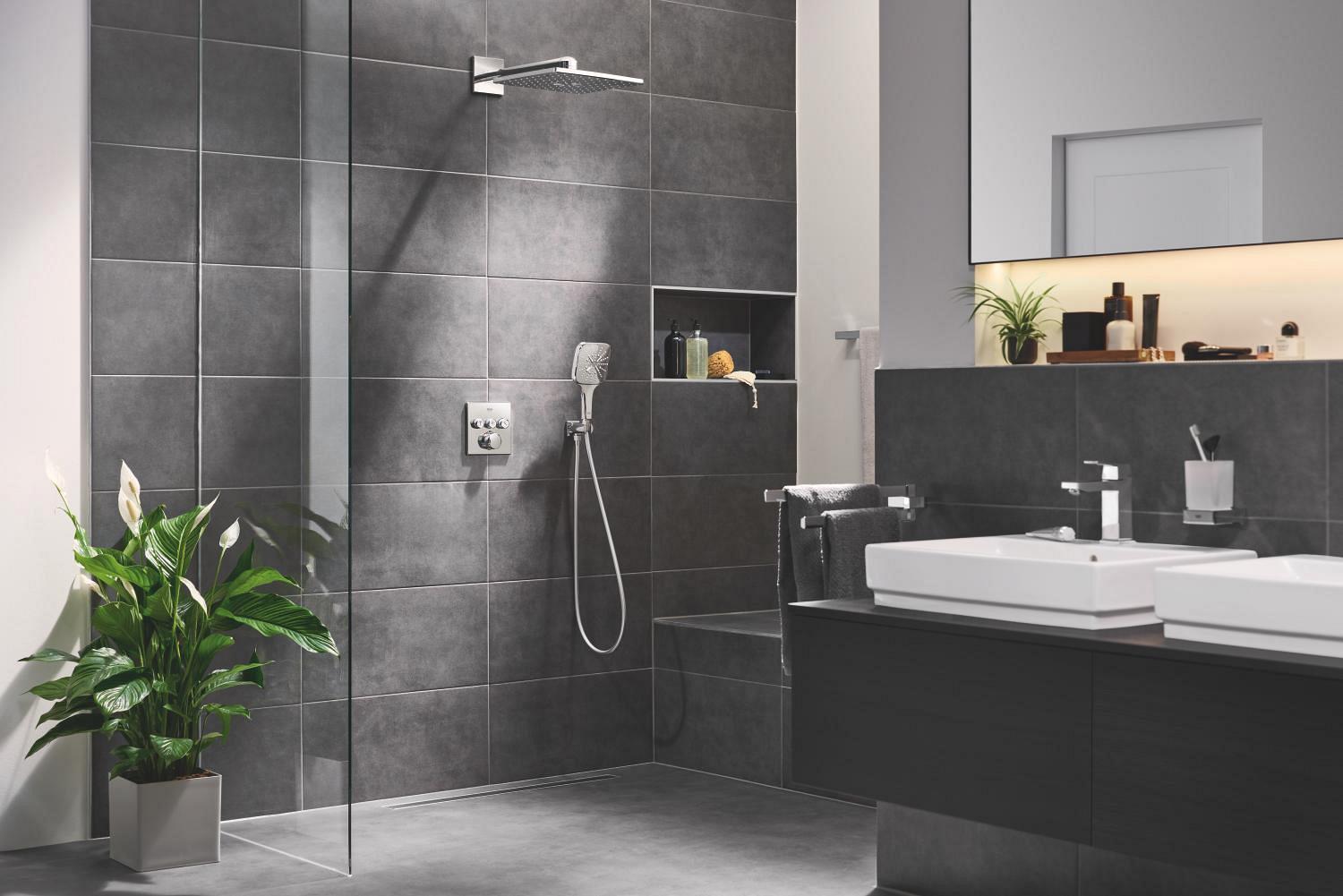 Душова система Grohe Grohtherm SmartControl прихованого монтажу на 3 виходи з термостатом (34864000) - фото 2 Душова система Grohe Grohtherm SmartControl прихованого монтажу на 3 виходи з термостатом (34864000) - фото 2