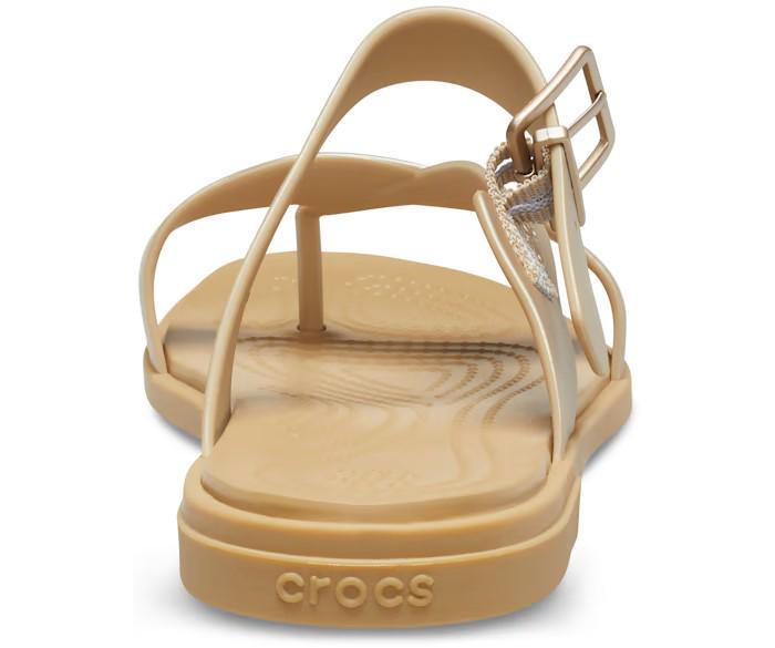 Сандалии Crocs Tulum Metallic Toe р. W10/EUR 40-41 Metallic/Champagne (9393459) - фото 6