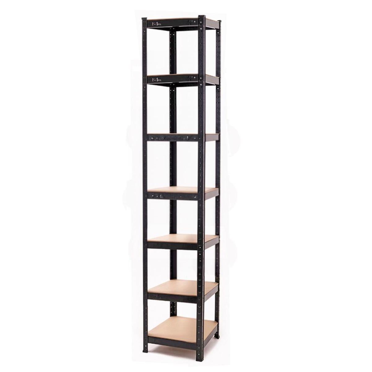 Стеллаж металлический БОНА-ПРО 240x40x40 см 7 полок MДФ 8 мм Черный (57479) Стеллаж металлический БОНА-ПРО 240x40x40 см 7 полок MДФ 8 мм Черный (57479)