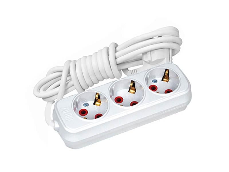 Подовжувач HOROZ ELECTRIC з заземленням 3/5 м 3х1 мм2 16A 250V (200-305-301)