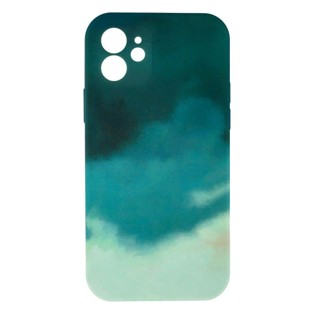 Чохол OtterBox Figura with Frame для iPhone 12 Зелено-блакитний