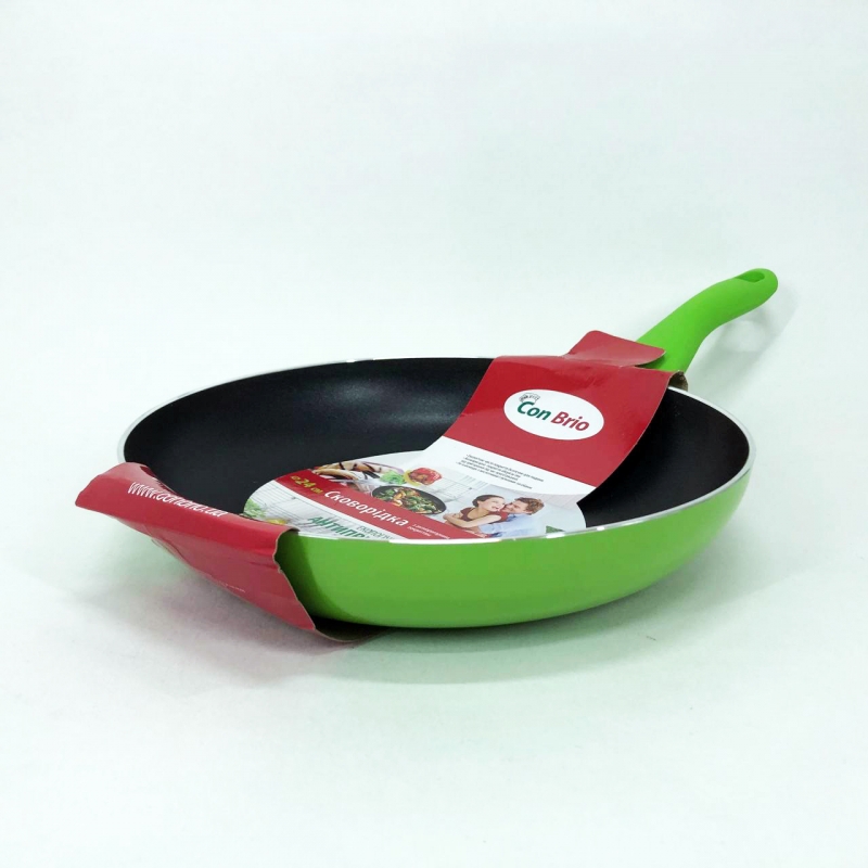 Сковорода Con Brio СВ-2414 антипригарная 24 см Green (tf5172) - фото 10 Сковорода Con Brio СВ-2414 антипригарная 24 см Green (tf5172) - фото 10