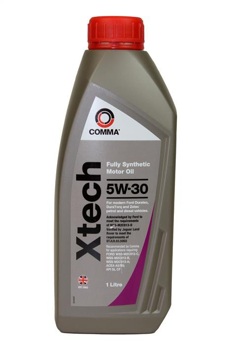 Моторное масло COMMA XTech 5W-30 A5/B5 SL/CF 1 л (XTC1L)
