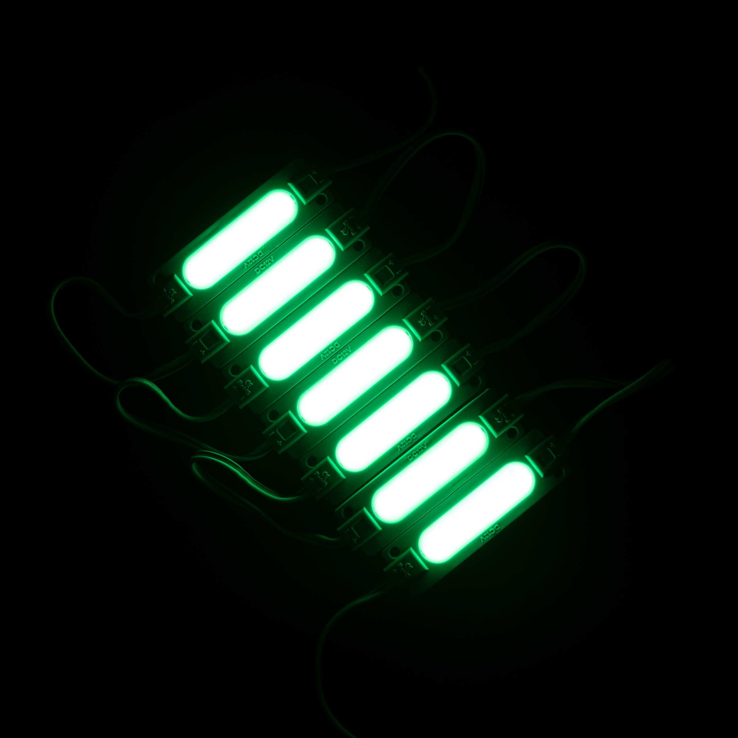 Светодиодный модуль Prolum COB 2W 12V с матовой линзой Зеленый (320077) - фото 2 Светодиодный модуль Prolum COB 2W 12V с матовой линзой Зеленый (320077) - фото 2