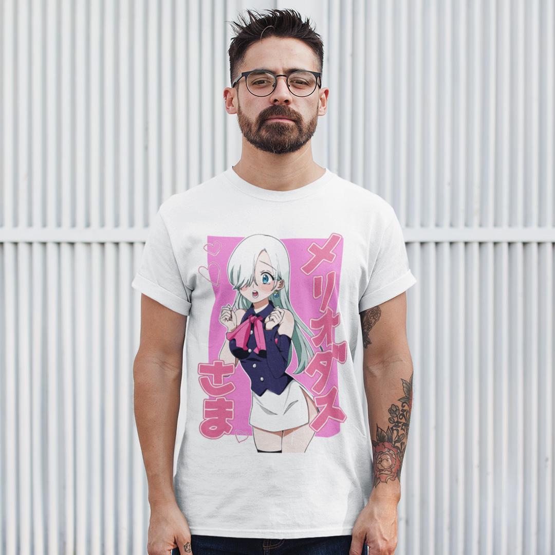 Футболка унисекс The Seven Deadly Sins Elizabeth Liones 4XL Белый (00000010682)