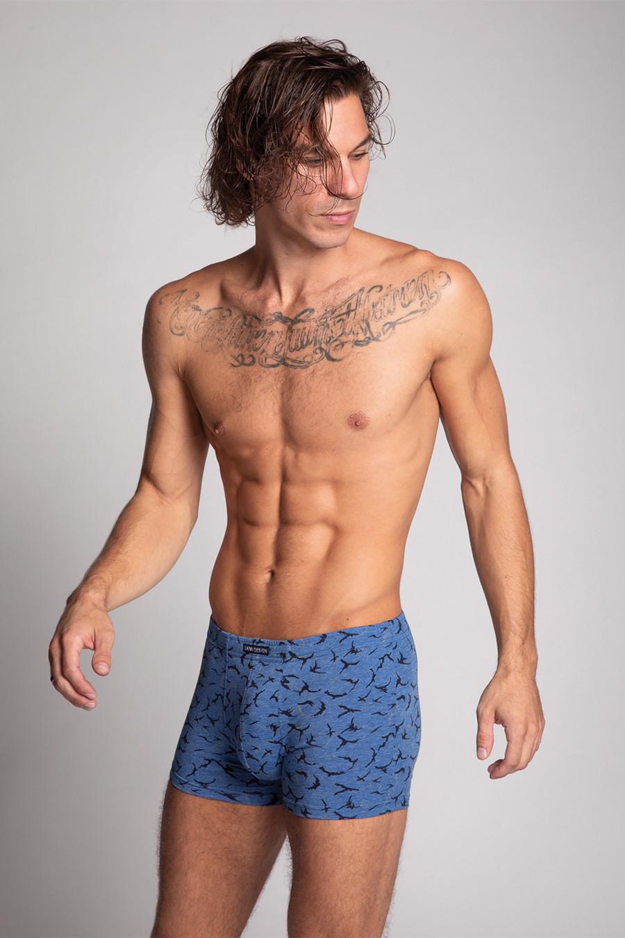 Трусы боксеры Lama р. 52/XL Джинсовый (75609)