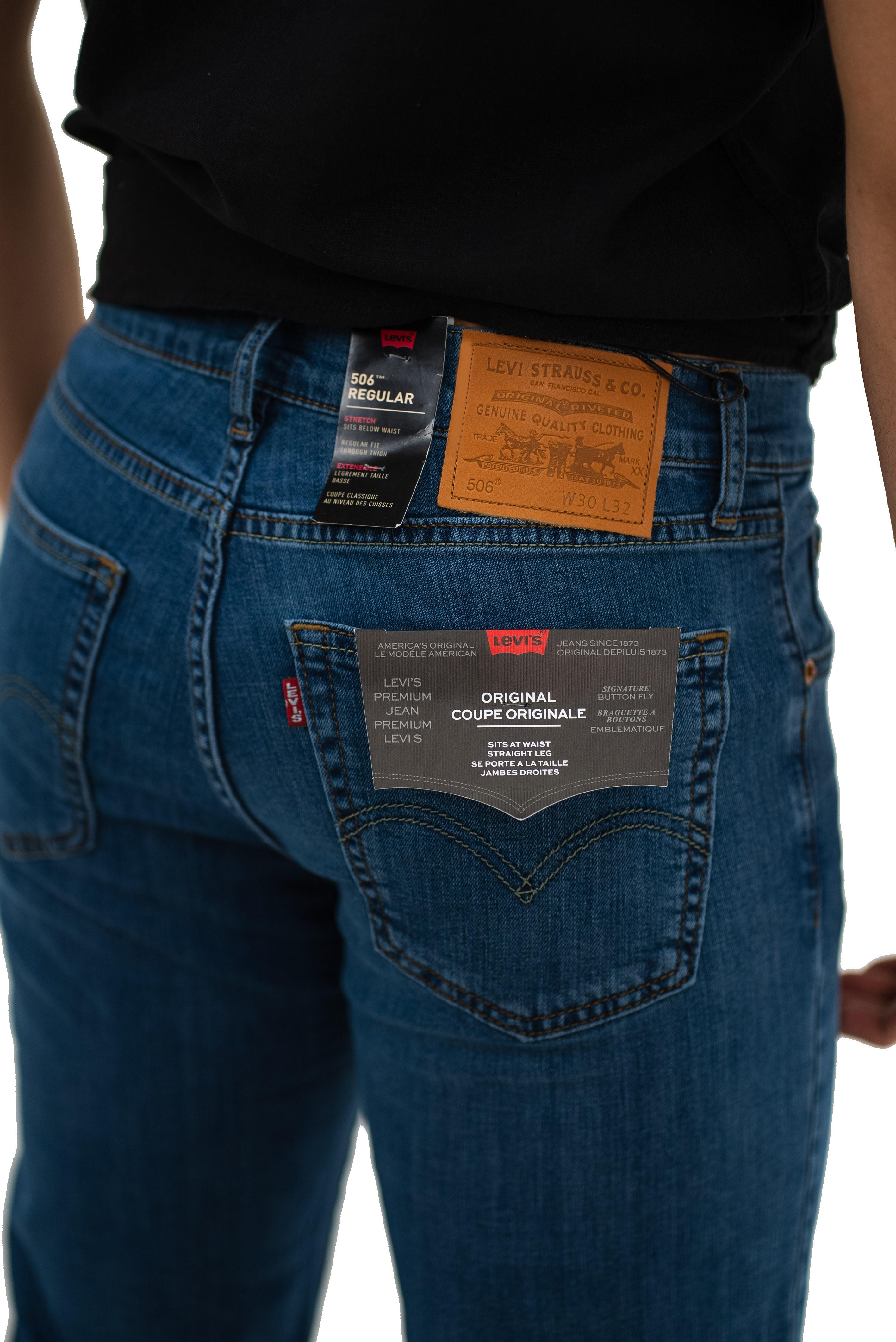 Джинси чоловічі LEVI'S 506 7018-02 W31 L32 - фото 4