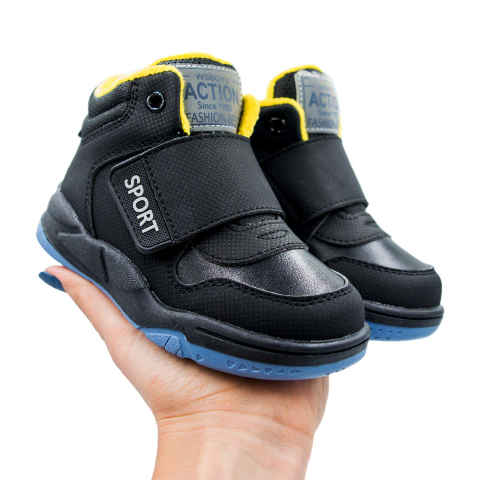 Хайтопи для хлопчика Weestep MV-1232 р. 23 Чорний - фото 3 Хайтопи для хлопчика Weestep MV-1232 р. 23 Чорний - фото 3