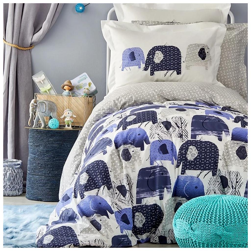 Комплект постельного белья MirSon Premium 17-0133 Elephant Бязь 2х160х220 см (2200001705715)