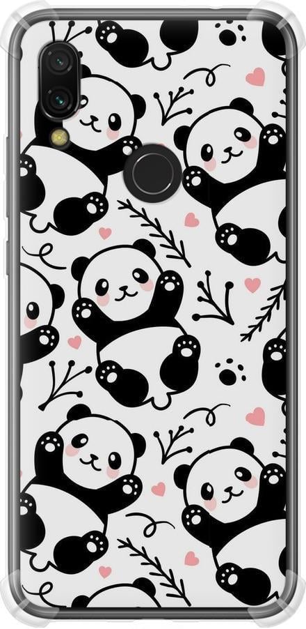 Чехол на Xiaomi Redmi 7 Панды (4318sp-1669-42517) Чехол на Xiaomi Redmi 7 Панды (4318sp-1669-42517)