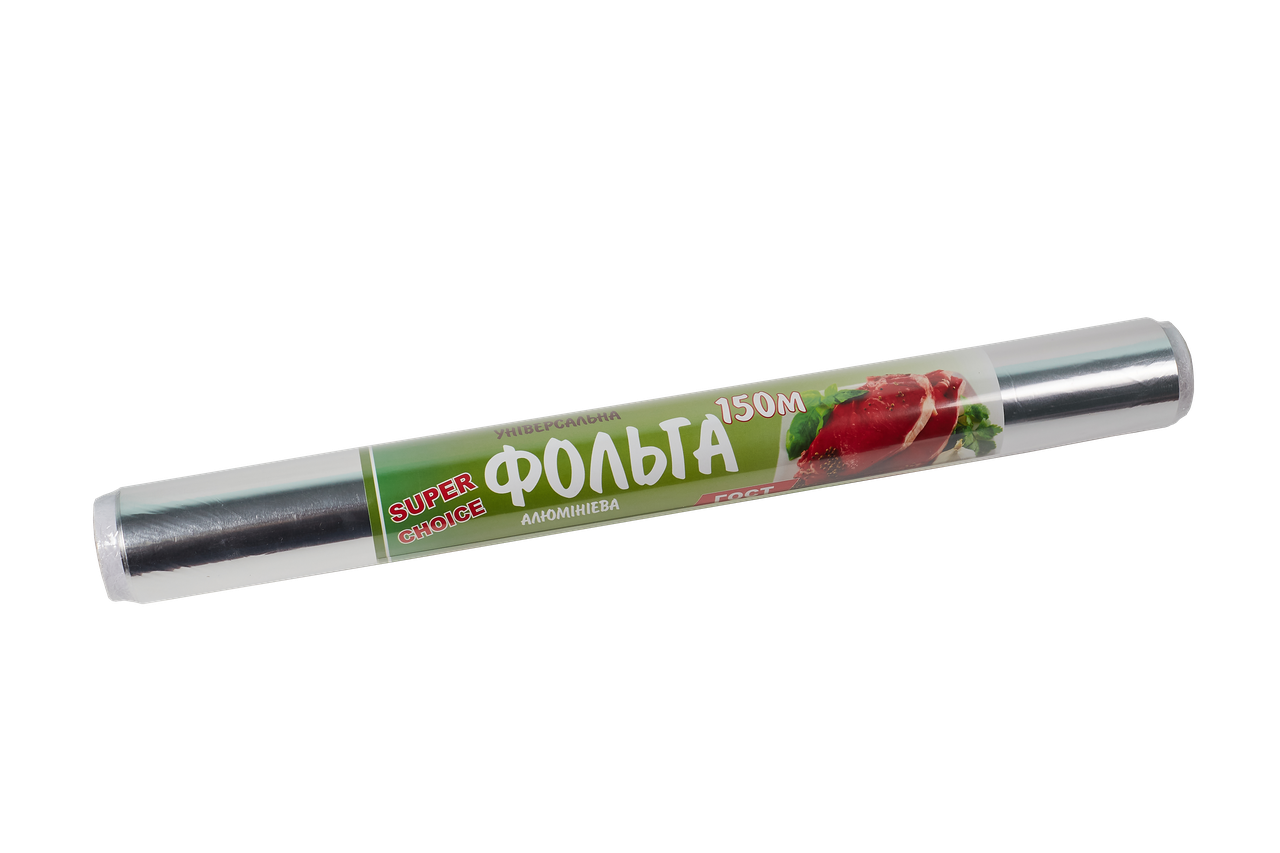 Фольга алюмінієва для запікання Super Choise 44 см/150 м/18 мкм (1999891966)