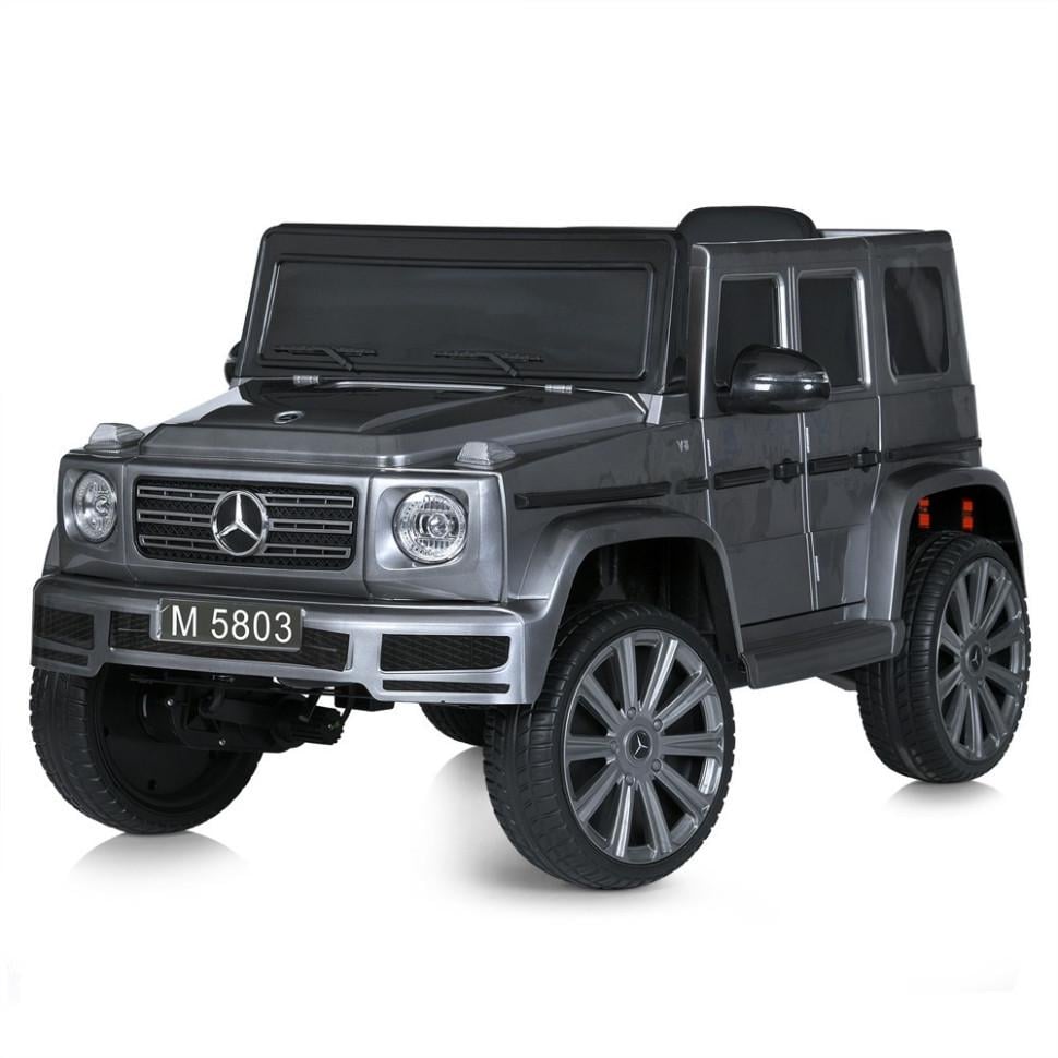Детский электрический джип Bambi Mercedes-Benz 12V одноместный до 30 кг Серый (DE-169-E-1057)