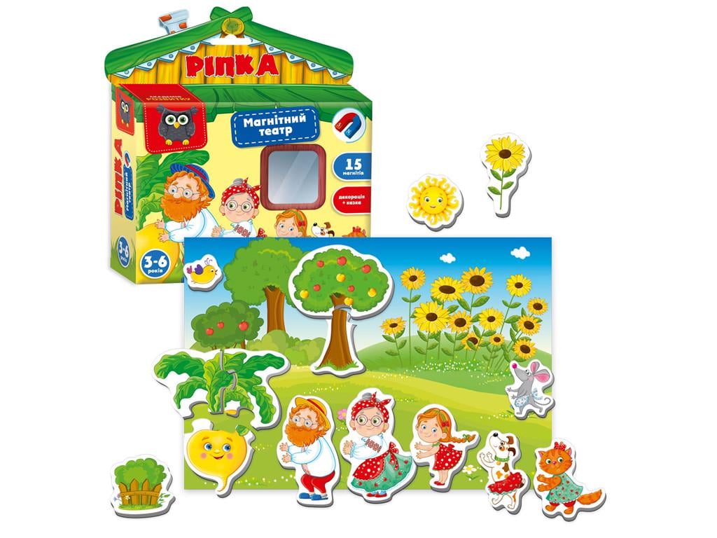 Настільна гра Vladi Toys VT3206-29 магнітний театр Ріпка (2114155181)