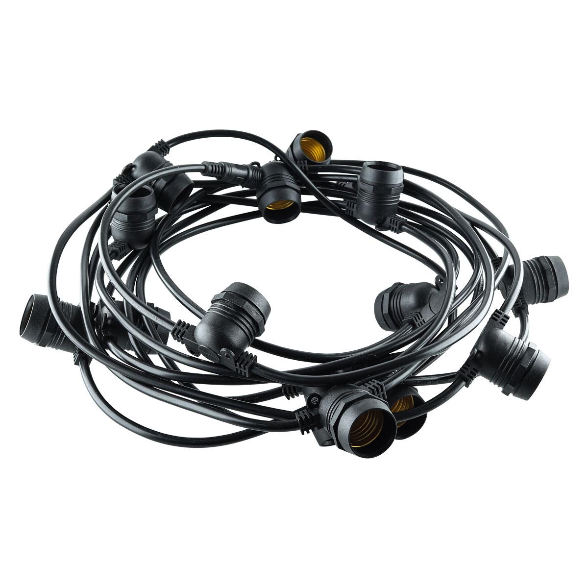 Гирлянда для светодиодных ламп Biom GI1052067100 IP67 E27х20 100 W 10,5 м