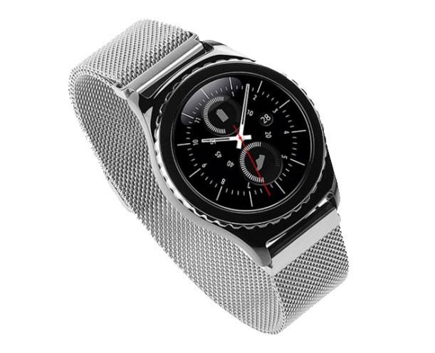 Миланский сетчатый ремешок Primo для часов Samsung Gear S2 Classic SM-R732/SM-R735 Silver (363330879)