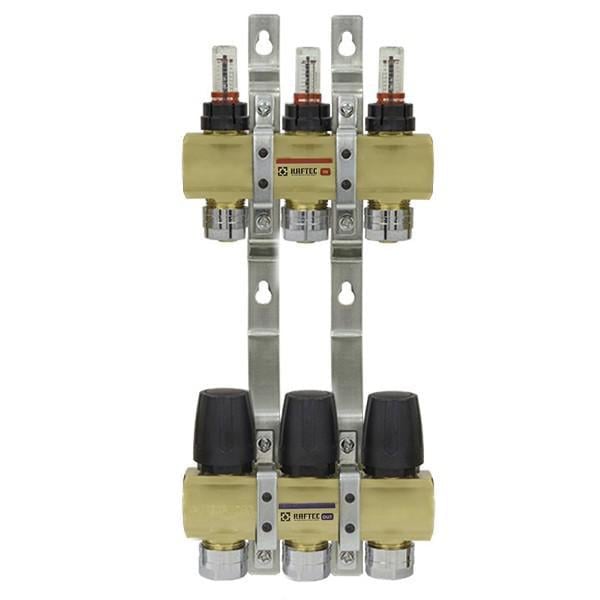 Коллектор Raftec Gold LCR-1.3 с расходомерами и евроконусами (56996) - фото 1 Коллектор Raftec Gold LCR-1.3 с расходомерами и евроконусами (56996) - фото 1