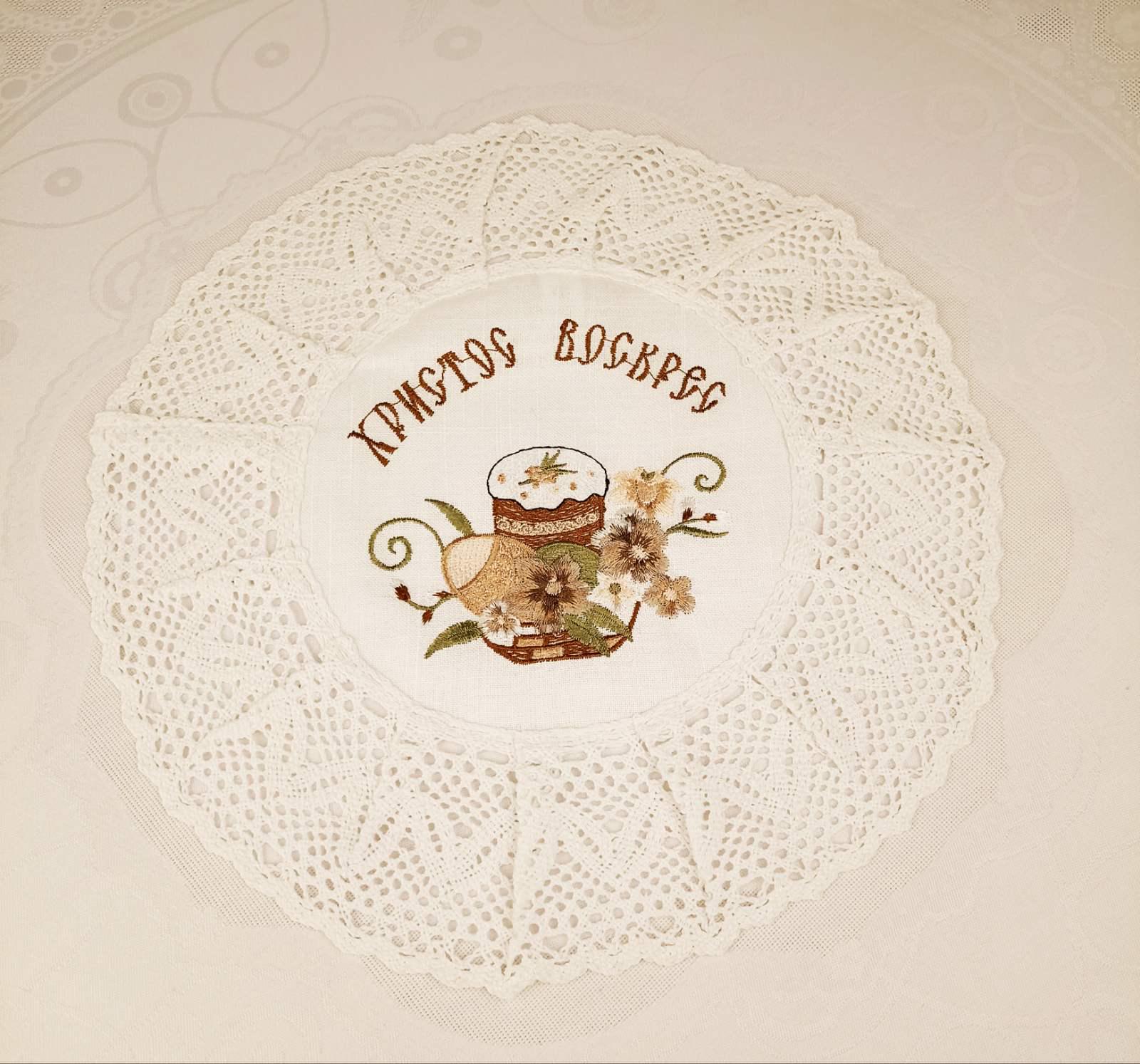 Салфетка пасхальная YM60262C d 30 см (CN37792)