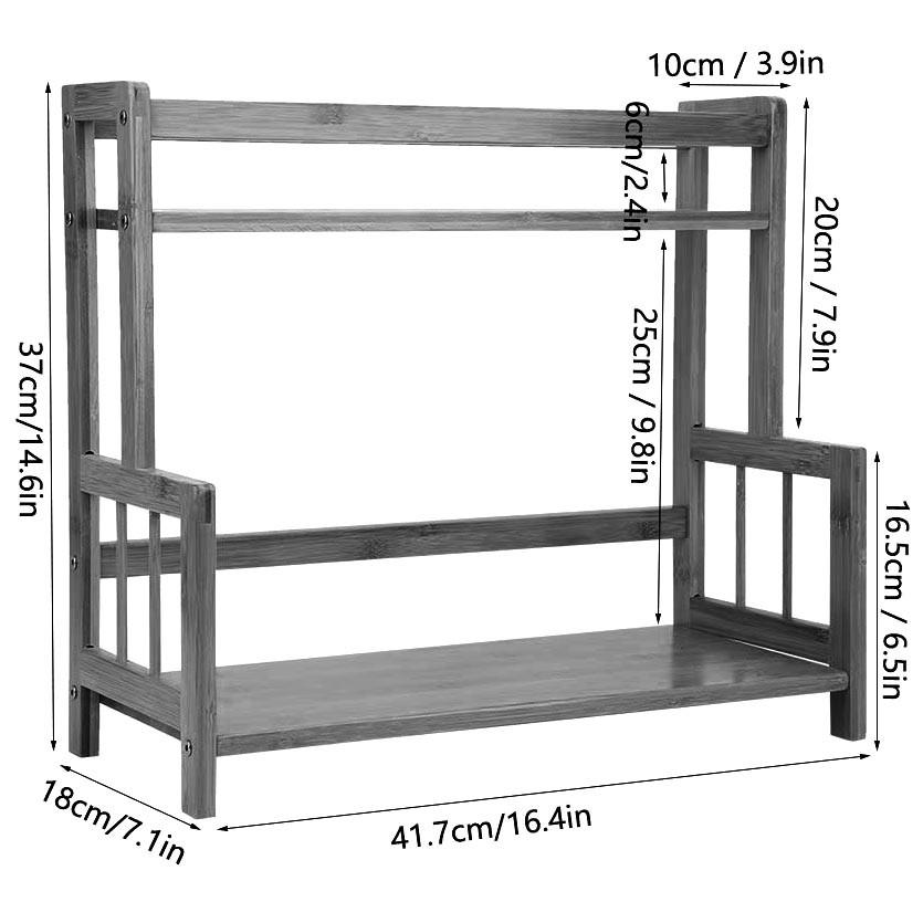 Полка для ванной настольная из дерева Тайли Капучино (ВНО-005109) - фото 2 Полка для ванной настольная из дерева Тайли Капучино (ВНО-005109) - фото 2
