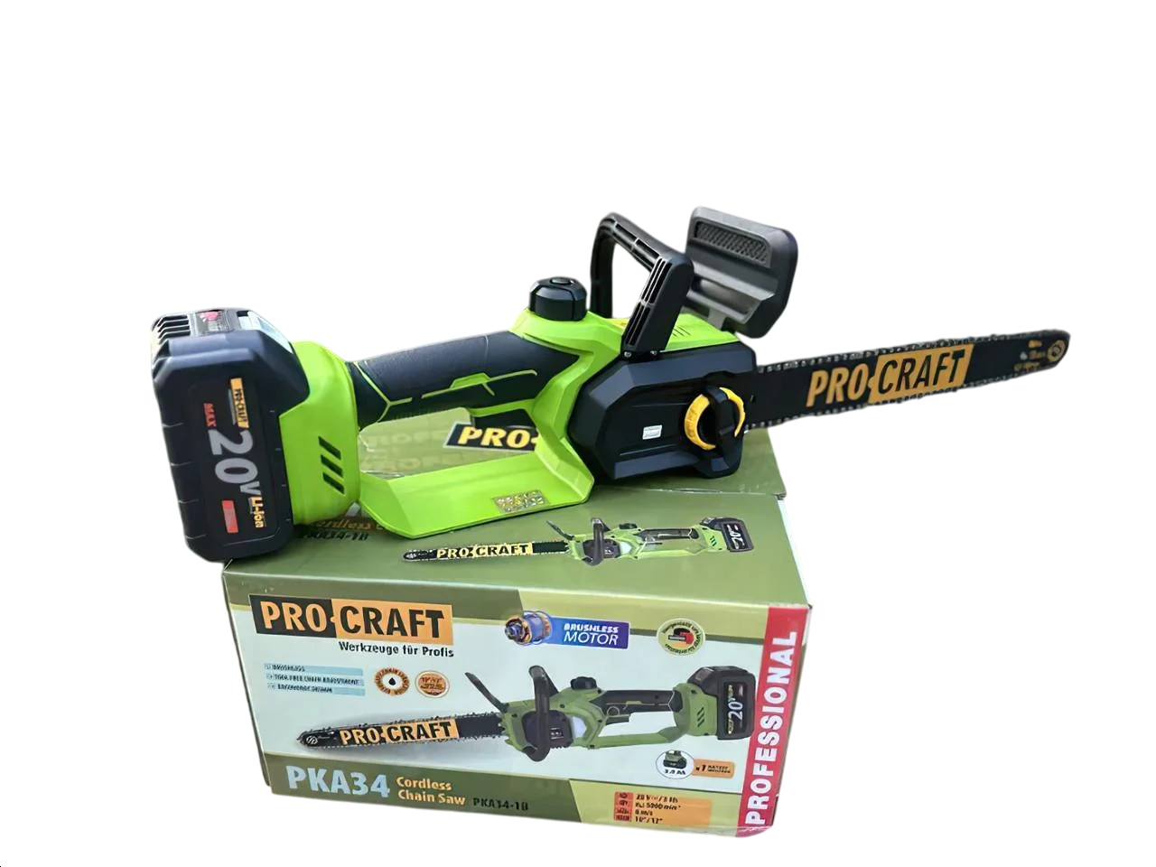 Электропила аккумуляторная PRO-CRAFT PKA-34 (30487932) Электропила аккумуляторная PRO-CRAFT PKA-34 (30487932)