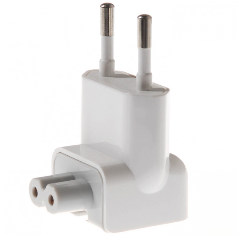 Переходник сетевой евровилка с US на EU вилку для Apple Ipad MagSafe MacBook White (286391) Переходник сетевой евровилка с US на EU вилку для Apple Ipad MagSafe MacBook White (286391)