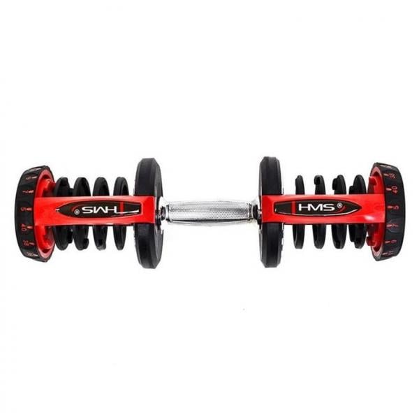 Гантель регульована HMS SR80 Чорно-червоний (305718) - фото 3 Гантель регульована HMS SR80 Чорно-червоний (305718) - фото 3