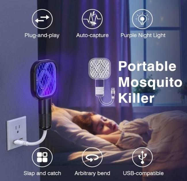 Электрическая ловушка для комаров ультрафиолетовый уничтожитель насекомых USB - фото 4 Электрическая ловушка для комаров ультрафиолетовый уничтожитель насекомых USB - фото 4