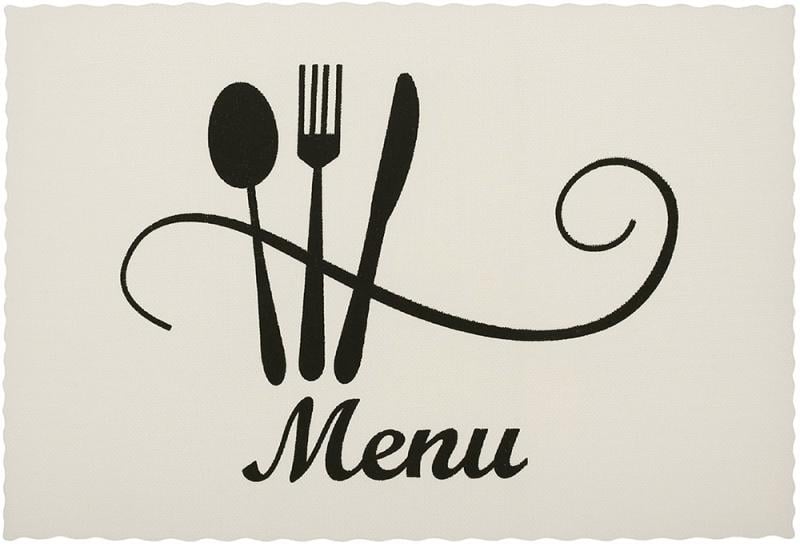 Килимки сервірувальні 12 шт. Doily Menu 30х45 см Молочний