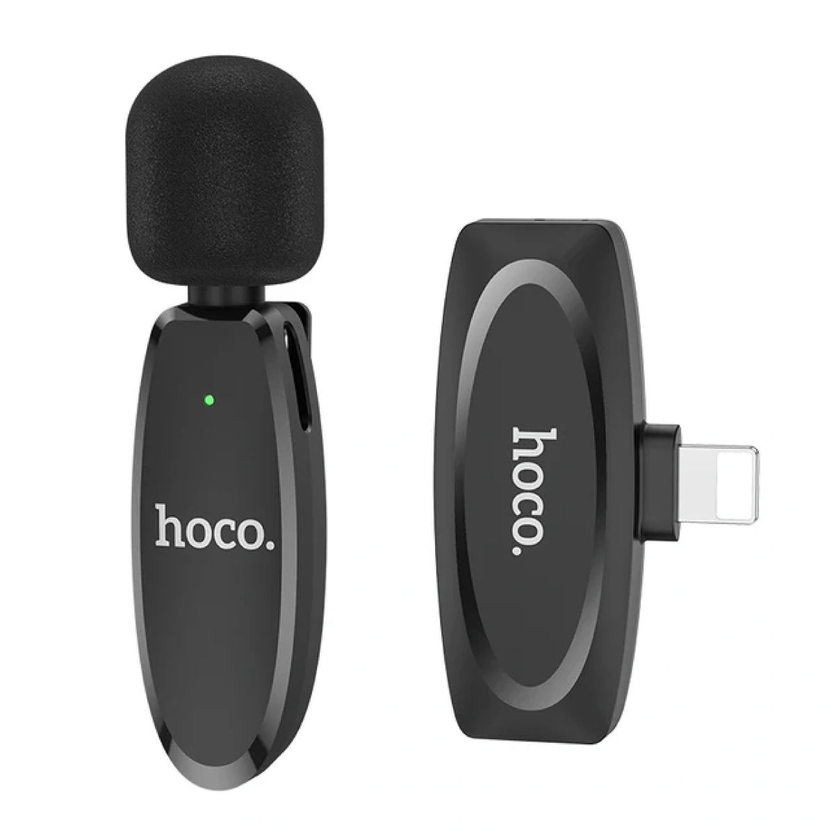 Микрофон беспроводной петличный Hoco L15 For iPhone Lightning Черный (34629745) Микрофон беспроводной петличный Hoco L15 For iPhone Lightning Черный (34629745)