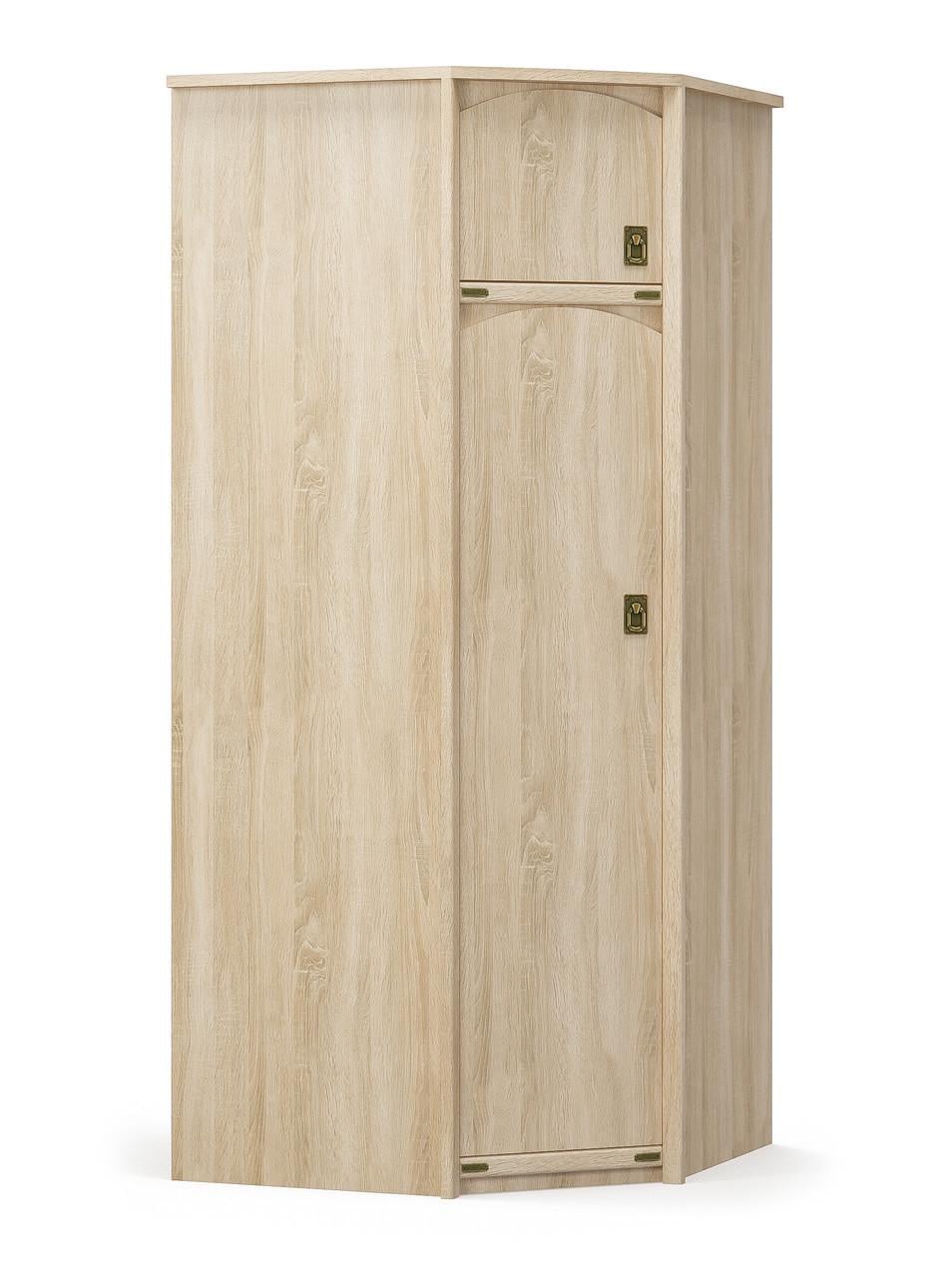 Шкаф в детскую комнату угловой Мебель-Сервіс 930 Valensiya Дуб самоа (27305387)