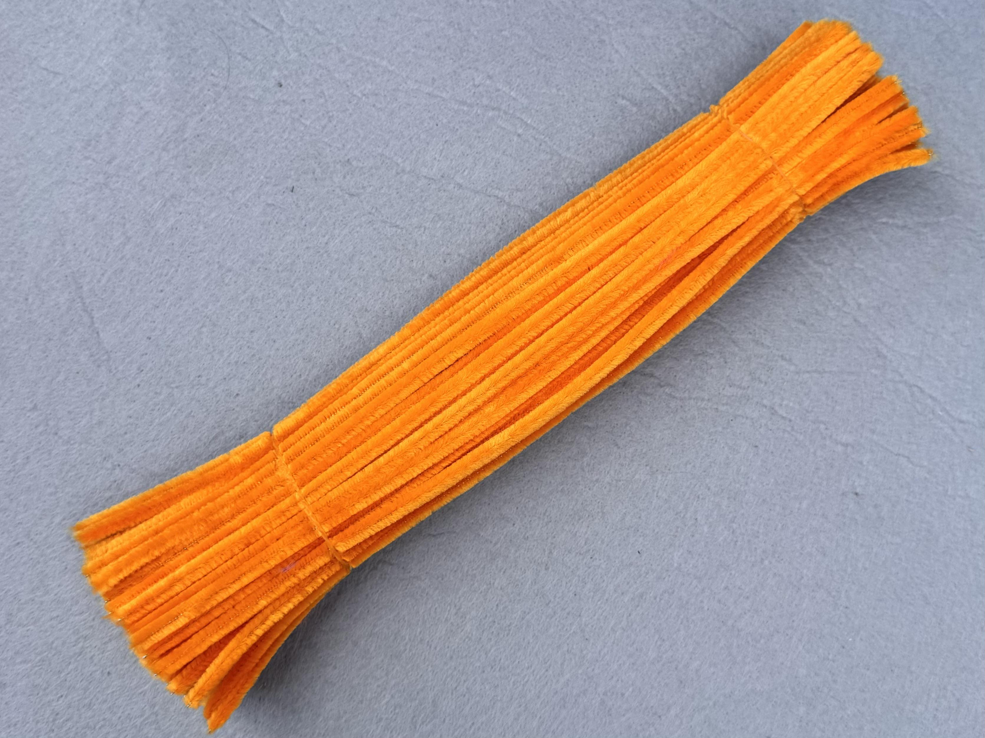 Синельная проволока d 5 мм 30 см 90 шт. Светло-оранжевый (19082)