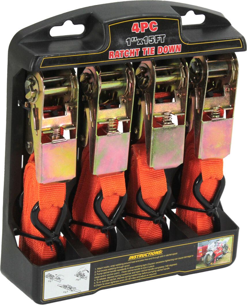 Трос-ремінь стяжний Zollex 0,5 т 5 м 4 шт. (12052)