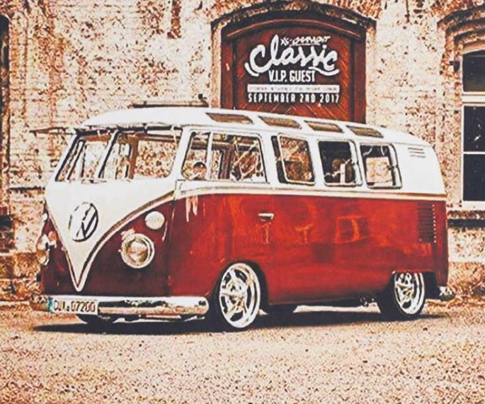 Картина за номерами TK Group 30891 30 Червоний фургончик 40х30 см (121626)