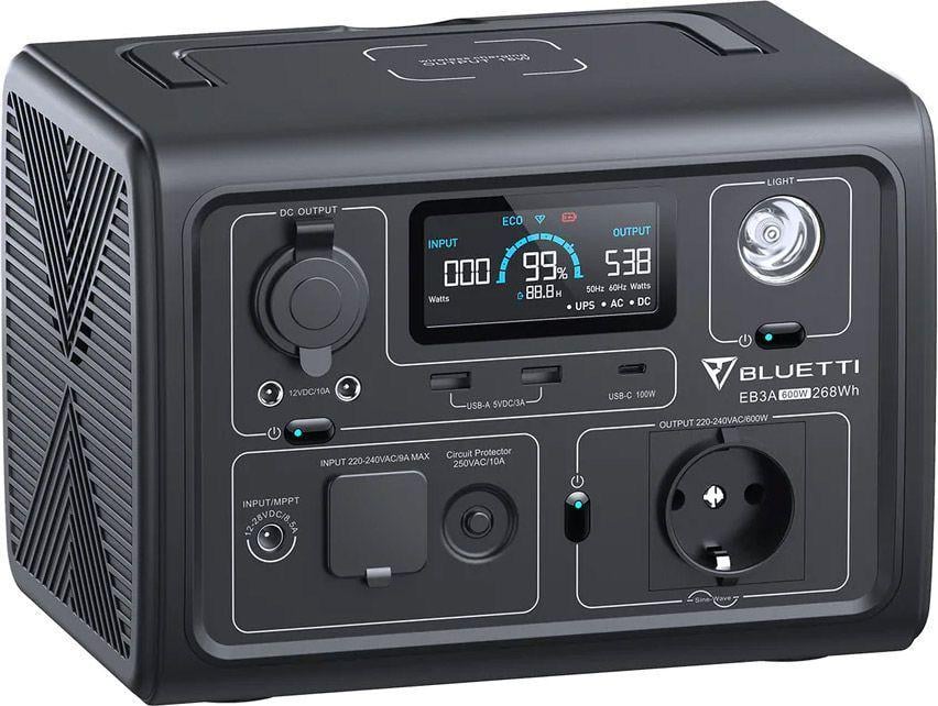 Зарядная станция BLUETTI EB3A 600W 268Wh - фото 5 Зарядная станция BLUETTI EB3A 600W 268Wh - фото 5