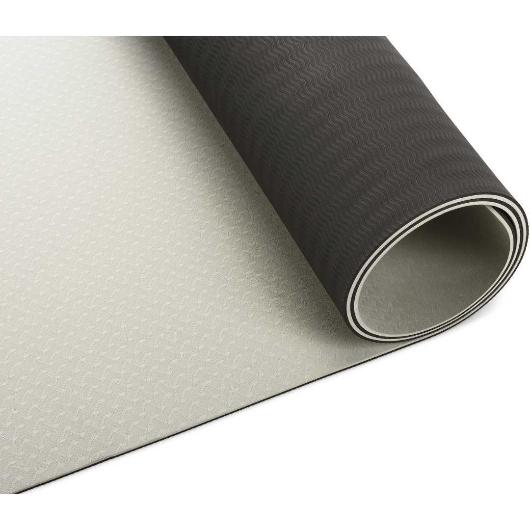 Килимок для фітнесу та йоги Gymtek ТРЕ 0,6 см Сіро-чорний - фото 8 Килимок для фітнесу та йоги Gymtek ТРЕ 0,6 см Сіро-чорний - фото 8