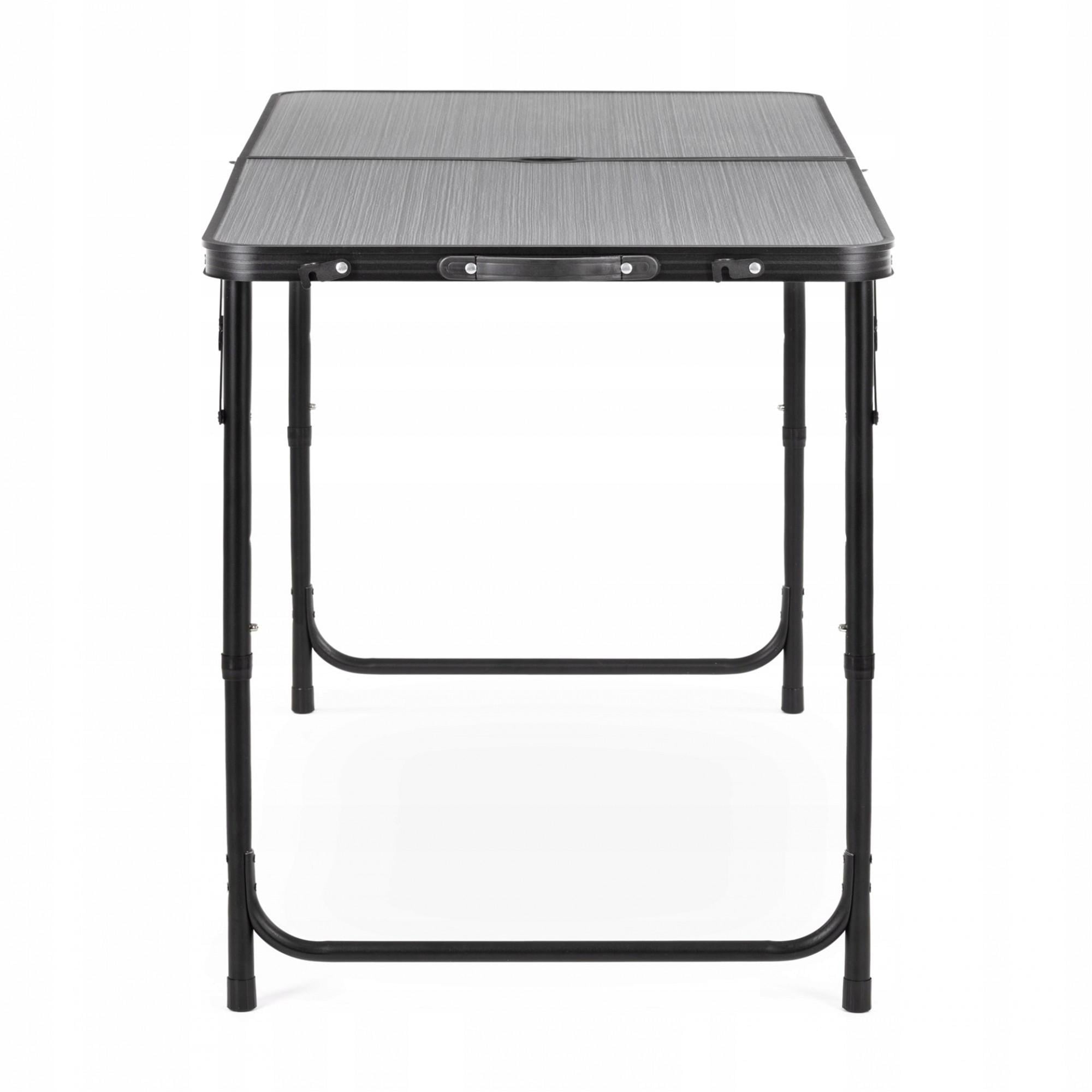 Стол кемпинговый Springos CS0183 120х60 см складной Grey/Black (68913)